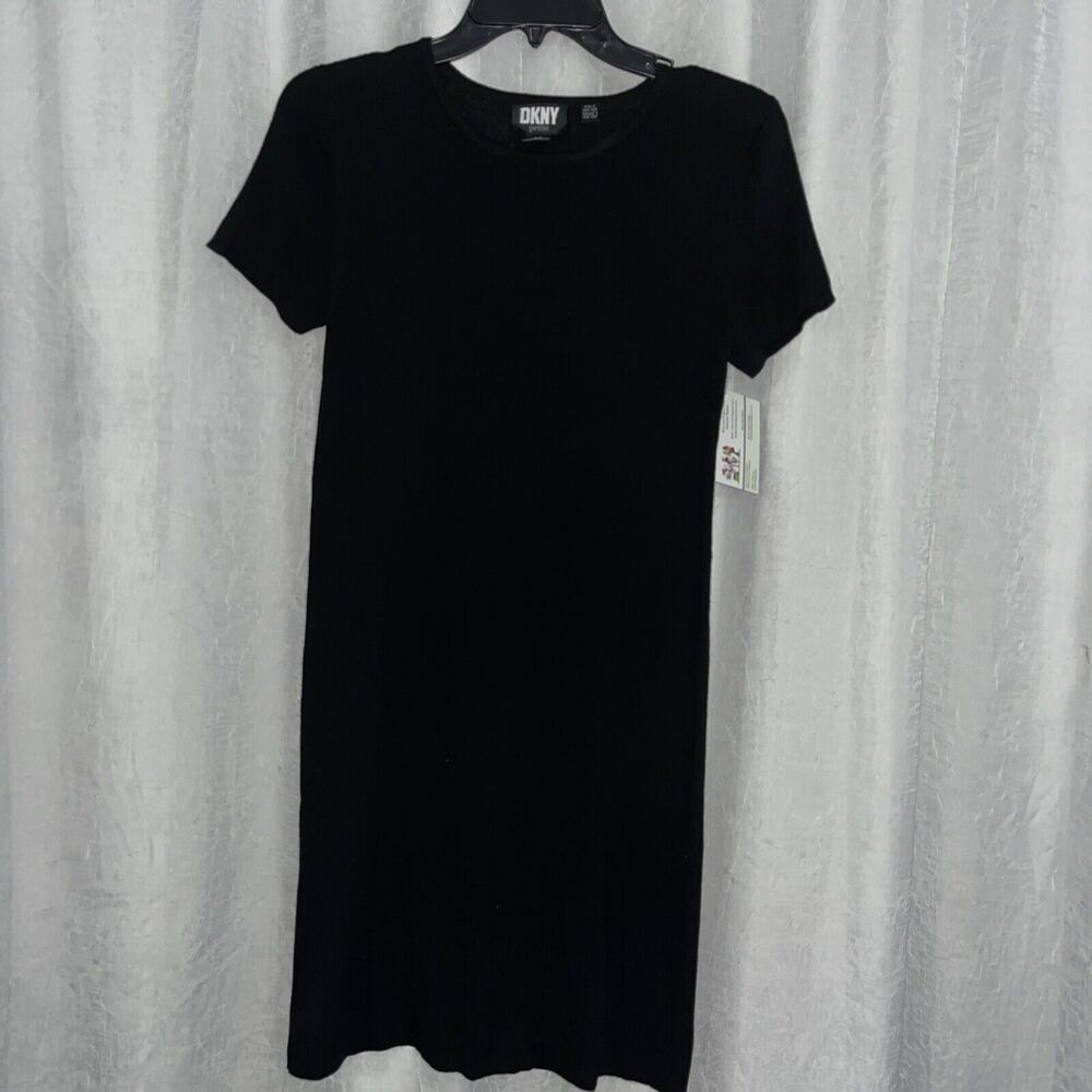 DKNY Women's Sweater Dress Black Size Small P